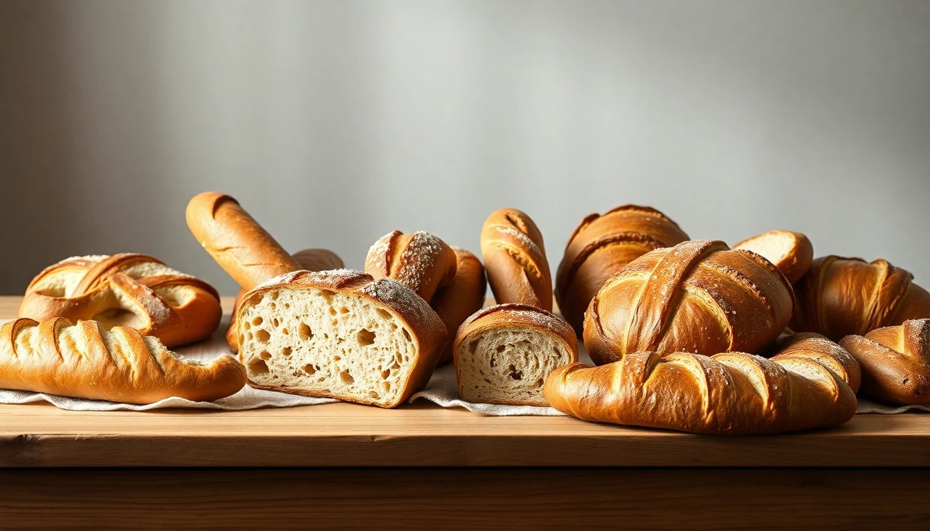 Panadería - panes recién horneados